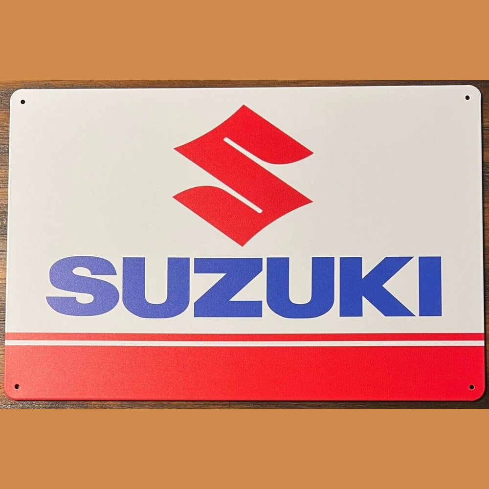 Suzuki Novelty Metal Sign 12" x 8" NEW! Home & Garden:Home Décor:Plaques & Signs Style Your Walls